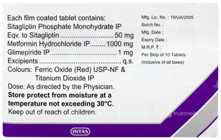 Zoryl Ms Ir 1/1000 Tablet 10