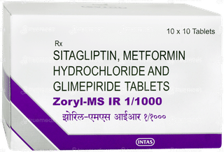 Zoryl Ms Ir 1/1000 Tablet 10