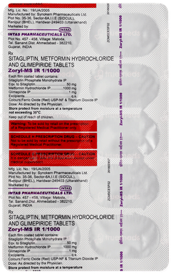 Zoryl Ms Ir 1/1000 Tablet 10