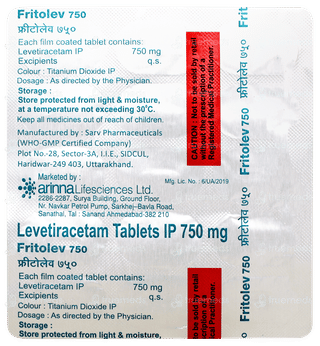 Fritolev 750 Tablet 15