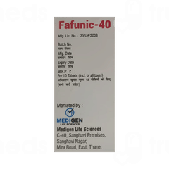 Fafunic 40 Tablet 10 Fafunic 40 Tablet 10