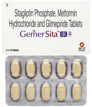 Gemer Sita Ir 50/500/2 Tablet 10