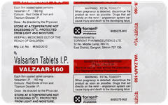 Valzaar 160 Tablet 15 Valzaar 160 Tablet 15