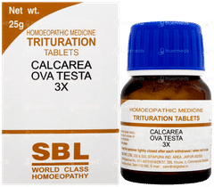 Sbl Calcarea Ova Testa 3x Trituration Tablet 25gm