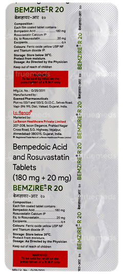 Bemzire R 20 Tablet 10