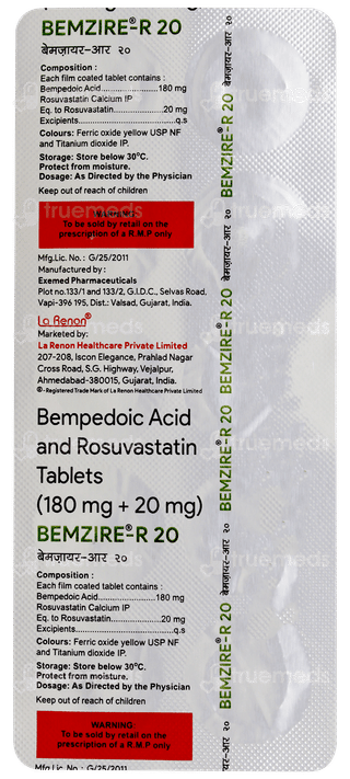 Bemzire R 20 Tablet 10