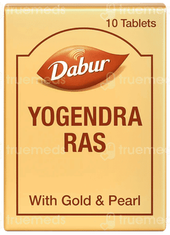 Dabur Yogendra Ras With Gold And Pearl Tablet 10 Dabur Yogendra Ras With Gold And Pearl Tablet 10