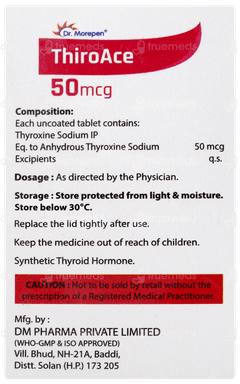 Thiroace 50 Tablet 100