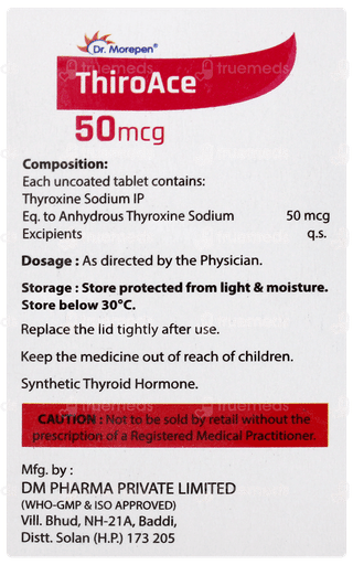 Thiroace 50 Tablet 100