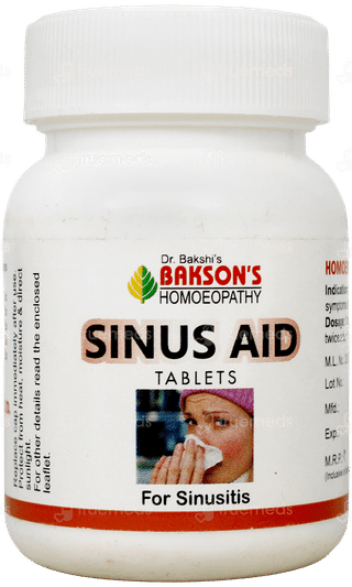 Baksons Sinus Aid Tablet 41Gm