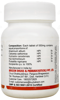 Baksons Sinus Aid Tablet 41Gm