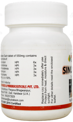 Baksons Sinus Aid Tablet 41Gm
