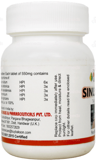 Baksons Sinus Aid Tablet 41Gm