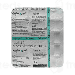 Nefrogem 500/150mg Tablet 15