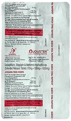 Jodapa Trio Forte Tablet 10 Jodapa Trio Forte Tablet 10