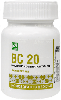Dr Willmar Schwabe Bio Combination Bc 20 Tablet 25gm