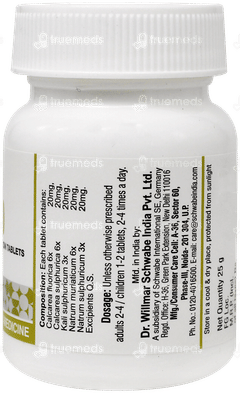 Dr Willmar Schwabe Bio Combination Bc 20 Tablet 25gm