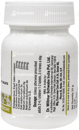 Dr Willmar Schwabe Bio Combination Bc 20 Tablet 25gm