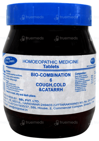 Sbl Bio Combination 6 Tablet 450gm + 100gm Free