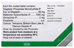 Zoryl Ms Ir 2/1000 Tablet 10 Zoryl Ms Ir 2/1000 Tablet 10