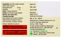 Lupihope Sr 20 Tablet 10