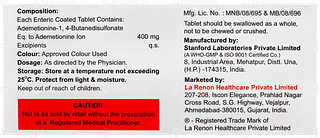 Cirrosam 400 Tablet 15