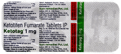 Ketotag 1mg Tablet 10 Ketotag 1mg Tablet 10