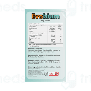Evobium Veg Tablet 30