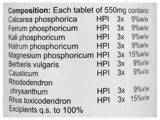 Baksons Rheum Aid Tablet 110Gm