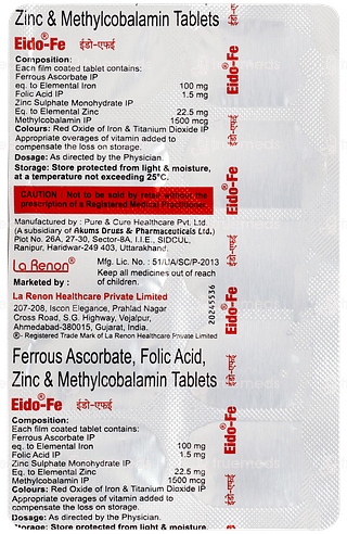Eido Fe Tablet 10