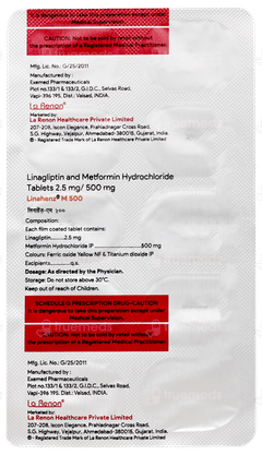 Linahenz M 500 Tablet 10 Linahenz M 500 Tablet 10