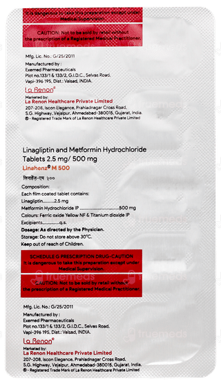 Linahenz M 500 Tablet 10