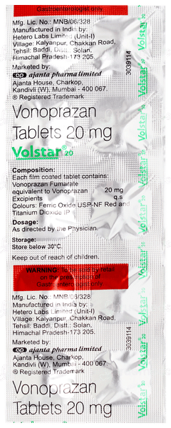 Volstar 20 Tablet 10 Volstar 20 Tablet 10