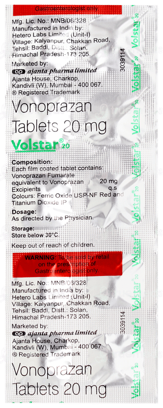 Volstar 20 Tablet 10