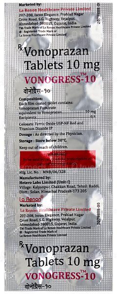Vonogress 10 Tablet 10 Vonogress 10 Tablet 10