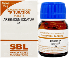 Sbl Arsenicum Iodatum 3x Trituration Tablet 25gm