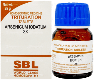 Sbl Arsenicum Iodatum 3X Trituration Tablet 25Gm
