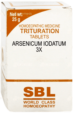 Sbl Arsenicum Iodatum 3X Trituration Tablet 25Gm