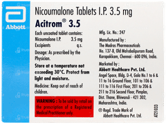 Acitrom 3.5 Tablet 30
