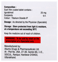 Igumat 25 Tablet 10 Igumat 25 Tablet 10