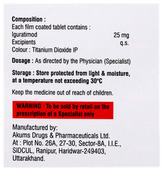 Igumat 25 Tablet 10