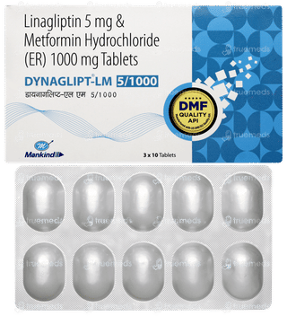 Dynaglipt Lm 5/1000 Tablet 10