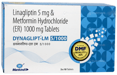 Dynaglipt Lm 5/1000 Tablet 10