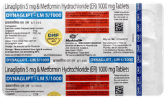 Dynaglipt Lm 5/1000 Tablet 10