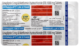 Dynaglipt Lm 5/1000 Tablet 10