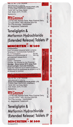 Mincriten M 500 Tablet 10