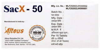 Sacx 50 Tablet 15