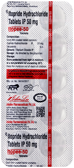 Itopee 50 Tablet 10 Itopee 50 Tablet 10