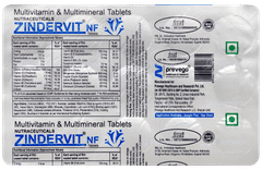 Zindervit Nf Tablet 15