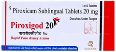 Piroxigod 20 Sublingual Tablet 10